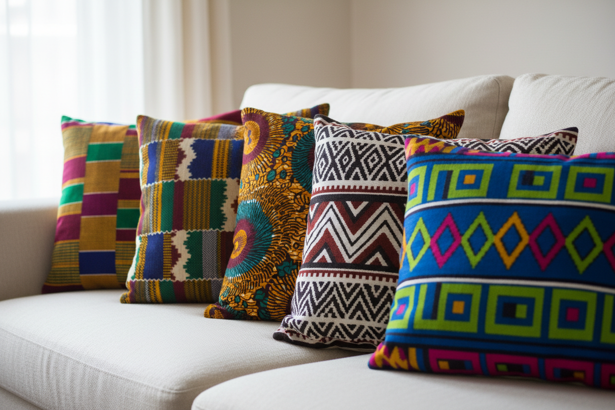 african print pillows